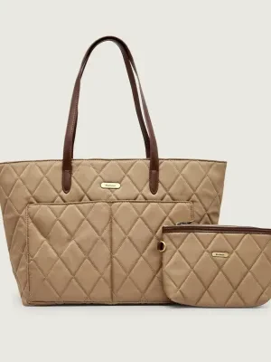 Barbour Shopperka + saszetka Quilted