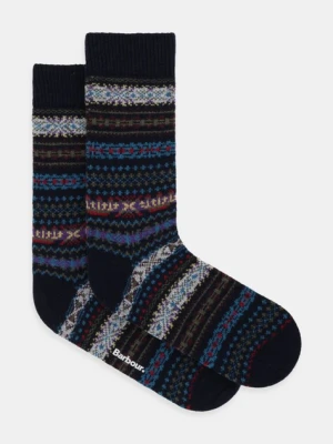 Barbour skarpetki z dodatkiem wełny kolor czarny MSO0062