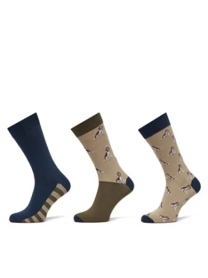 Barbour Skarpety długie Beagle Dog MGS0070BE31 Beżowy