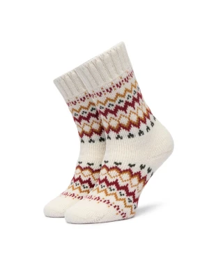 Barbour Skarpety długie Kingsford Fair Isle LSO0135WH71 Kremowy