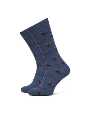 Barbour Skarpety długie Mavin Pheasant MSO0068BU74 Niebieski