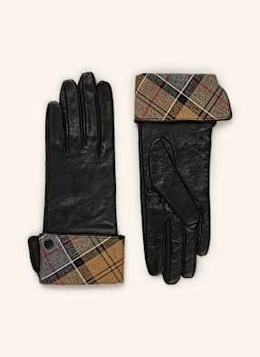 Barbour Skórzane Rękawiczki Lady Jane schwarz