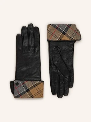 Barbour Skórzane Rękawiczki Lady Jane schwarz