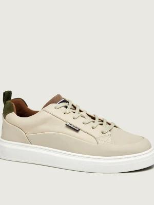 Barbour Skórzane sneakersy Stannington | zamsz