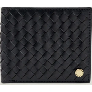 Barbour Skórzany portfel Farne Woven