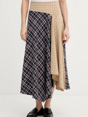 Barbour spódnica asymetryczna bawełniana Dalbury