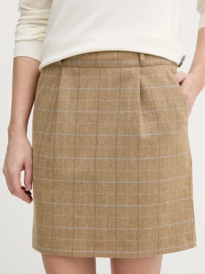 Barbour spódnica z dodatkiem wełny Petunia