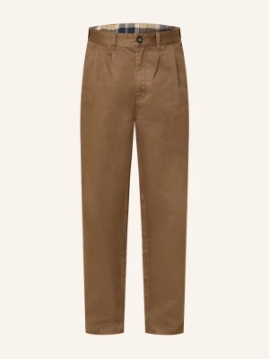 Barbour Spodnie Chino Yorklane O Regularnym Kroju braun BRĄZOWY