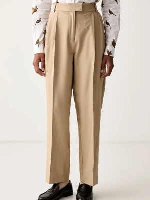 Barbour spodnie damskie Fawne beżowy