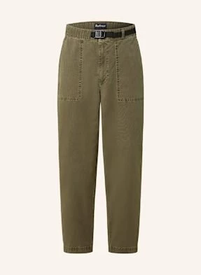 Barbour Spodnie Extra Slim Fit gruen