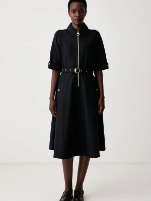 Barbour sukienka Arlene granatowy