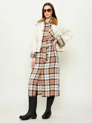 Barbour Sukienka Fern | z dodatkiem lnu