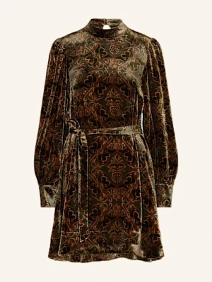 Barbour Sukienka Z Aksamitu Ana Clara gruen