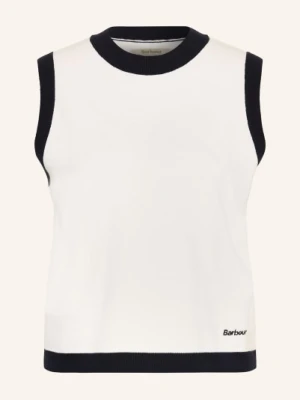 Barbour Sweter Bez Rękawów Salthill weiss