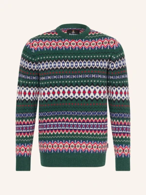 Barbour Sweter Case gruen