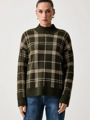 Barbour sweter damski z wełną Delilah zielony