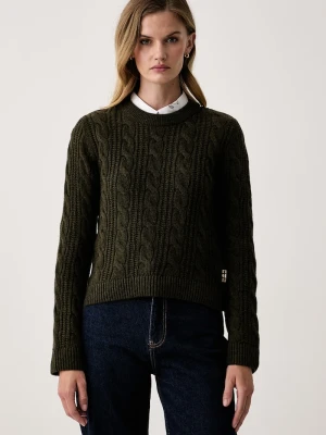 Barbour sweter damski z wełną Joan zielony