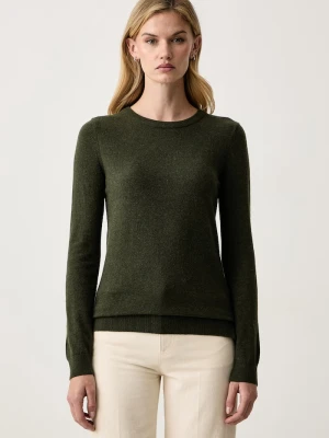 Barbour sweter damski z wełną Pendle zielony