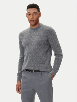 Barbour Sweter Essential Tisbury MKN0844GY12 Szary Regular Fit