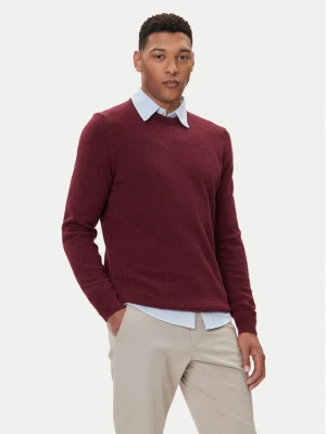 Barbour Sweter Essential Tisbury MKN0844RE56 Bordowy Regular Fit
