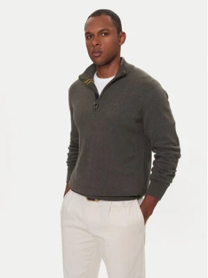 Barbour Sweter Half Zip MKN1074OL91 Zielony Regular Fit