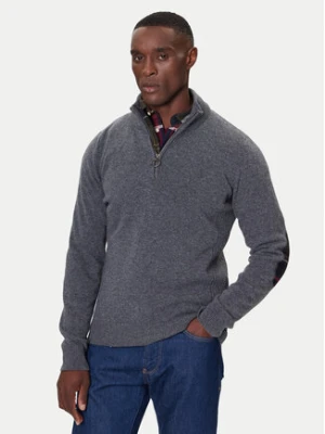 Barbour Sweter Holden MKN0837GY53 Szary Regular Fit