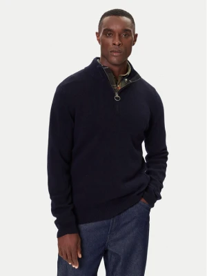 Barbour Sweter Holden MKN0837NY91 Granatowy Regular Fit