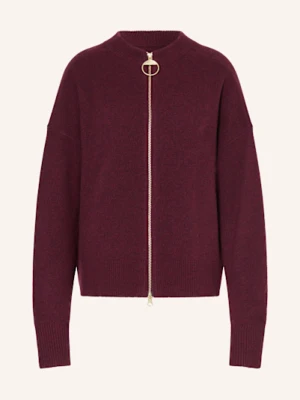 Barbour Sweter Oversize rot