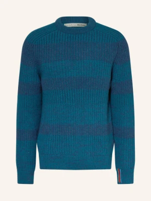 Barbour Sweter Saddle blau