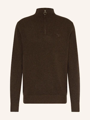 Barbour Sweter Typu Troyer braun