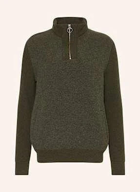 Barbour Sweter Typu Troyer gruen