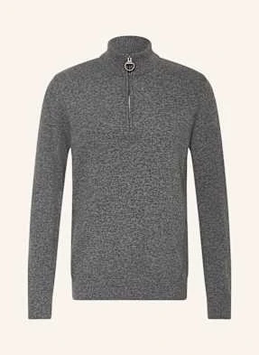 Barbour Sweter Typu Troyer Holden grau