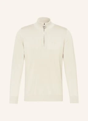 Barbour Sweter Typu Troyer weiss