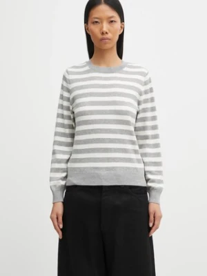 Barbour sweter z domieszką kaszmiru Lois Knitted Jumper damski kolor szary lekki LKN1707WH51