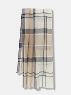 Barbour szal damski z dodatkiem lnu Abigail
