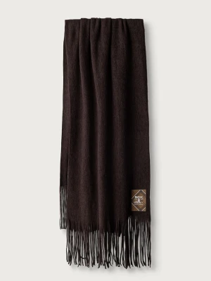 Barbour szalik damski brązowy