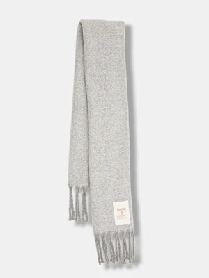 Barbour szalik damski kolor szary gładki LSC0458