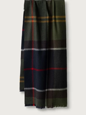 Barbour szalik damski wełniany Rosefield zielony