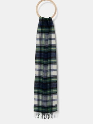 Barbour szalik wełniany wzorzysty USC0137