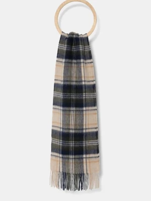 Barbour szalik wełniany wzorzysty USC0137