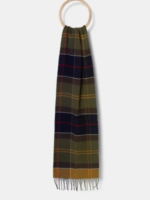 Barbour szalik wełniany wzorzysty USC0322