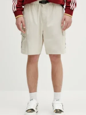 Barbour szorty bawełniane Barbour Grindle Cargo Relaxed Short kolor beżowy MST0062