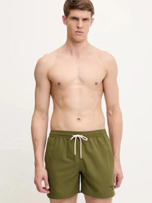 Barbour szorty kąpielowe kolor zielony
