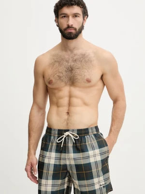 Barbour szorty kąpielowe męskie Staple Tartan Swim Short zielony