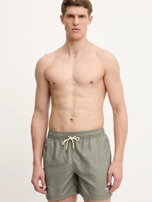 Barbour szorty kąpielowe Shell Swim Short kolor zielony MSW0069