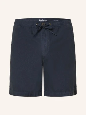 Barbour Szorty Oxford Relaxed Fit blau