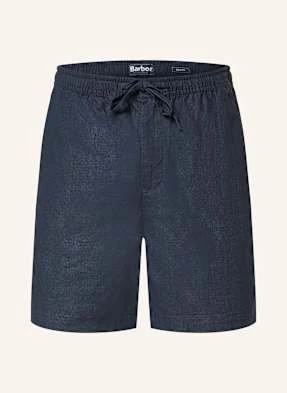 Barbour Szorty Z Dodatkiem Lnu blau