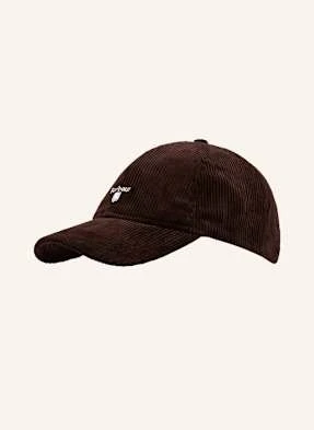 Barbour Sztruksowa Czapka Z Daszkiem Preston braun