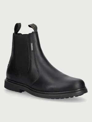 Barbour sztyblety męskie skórzane Hale czarny
