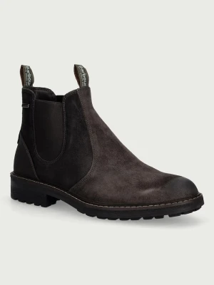 Barbour sztyblety męskie zamszowe Embleton brązowy